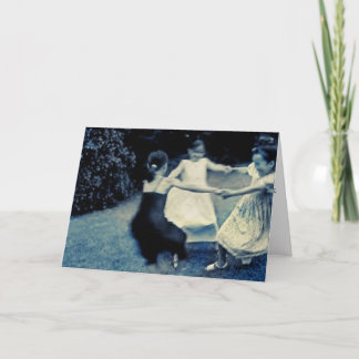 FRIENDSHIP CARD: "ring around the rosey"  Karte