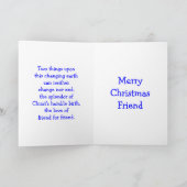 Friendship Christmas Card Feiertagskarte (Innenseite)