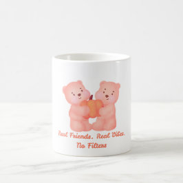 FRIENDSHIP DAY BEST FRIEND, FUNNY BEARS FRIENDS KAFFEETASSE