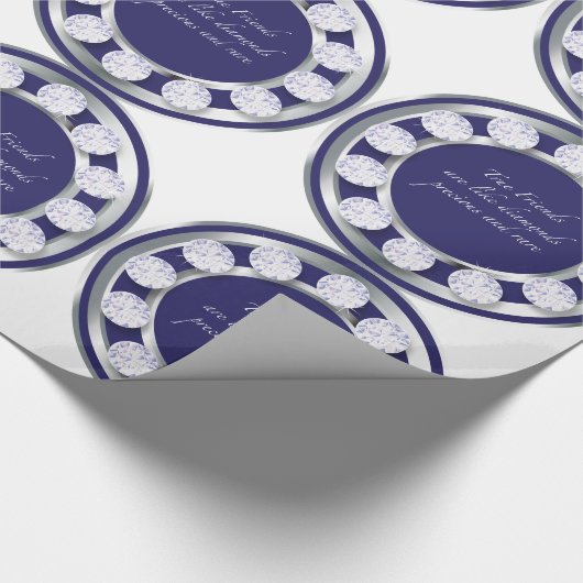 Friendship Diamonds Geschenkpapier (Ecke)