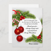 "Friendship" Flachbild-Urlaubsgrußkarte Feiertagskarte (Vorne/Hinten)