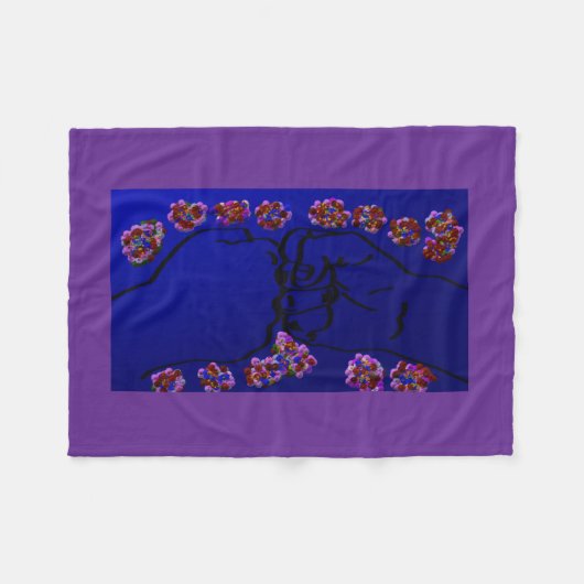 Friendship Fleecedecke (Vorderseite (Horizontal))