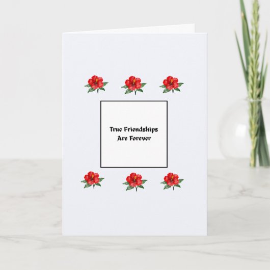 Friendship-Folded Greeting Card Karte (Vorderseite)