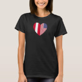 Friendship Forever America and Austria T-Shirt (Vorderseite)