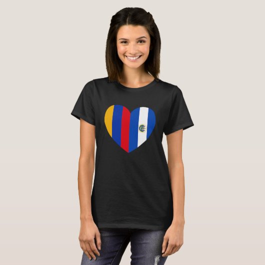 Friendship Forever El Salvador And Armenia T-Shirt (Vorne ganz)