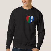 Friendship Forever El Salvador And Belarus Sweatshirt (Vorderseite)