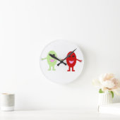 Friendship Grapes Wall Clock Runde Wanduhr (Zuhause)