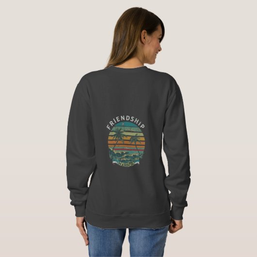 Friendship Harbour Sweatshirt (Schwarz voll)