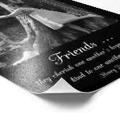 Friendship Henry David Thoreau Quote Foto Print (Ecke)