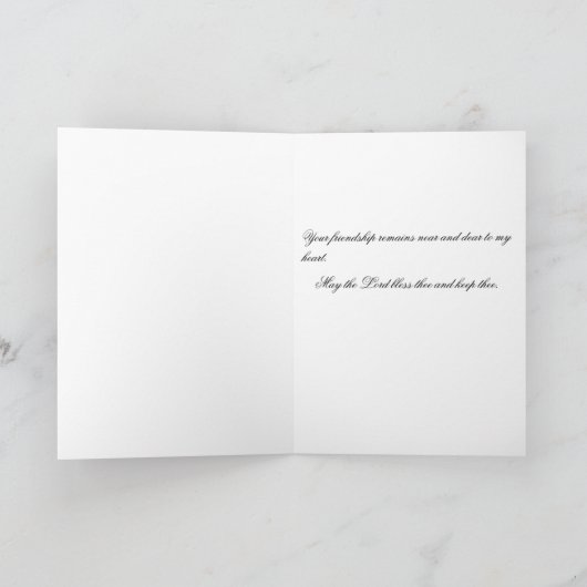 Friendship Karte (Innenseite)