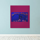 Friendship  leinwanddruck (Insitu (Holzboden))