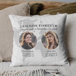 Friendship Long Distance Photo Keepsake Kissen