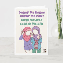 Friendship - Muslim Girls Karte