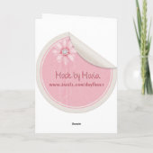 Friendship Rose Bouquet Karte (Rückseite)