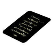 FRIENDSHIP SOULMATES QUOTE EXPRESSIONS REDEWENDUNG MAGNET (Linke Seite)
