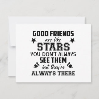 Friendship T-Shirt Quote Good Friend Like Star