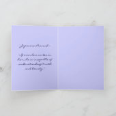 FRIENDSHIP TEA Cross Stitch Karte (Innenseite)