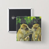 Friendship Zitat von Vincent van Gogh Button (Vorne & Hinten)