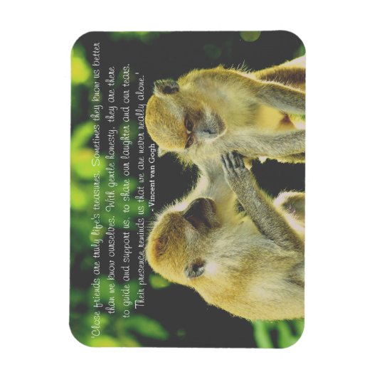 Friendship Zitat von Vincent van Gogh Magnet (Vertikal)
