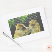 Friendship Zitat von Vincent van Gogh Rechteckiger Aufkleber (Umschlag)