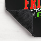 Friendsmas 2025 Friends Santa Hat Merry Christmas Mousepad (Ecke)