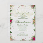 Friendsmas Christmas Party Invitation Flyer Einladung (Vorne/Hinten)