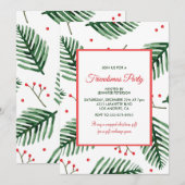 Friendsmas Einladungen Elegante Weihnachten (Vorne/Hinten)