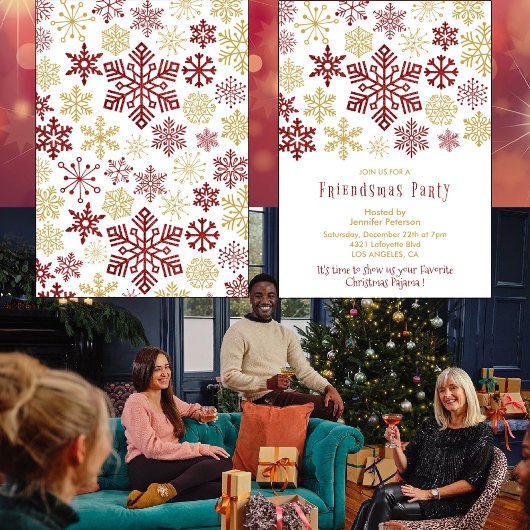 Friendsmas Einladungen Weihnachten