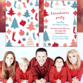 Friendsmas Einladungen Weihnachtsbäume