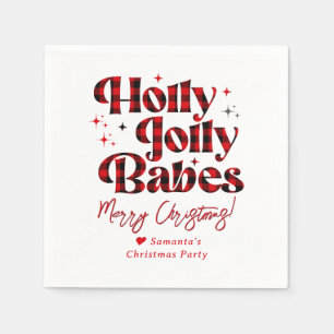 Friendsmas Girls Night Ladys Weihnachtsschlummer Serviette