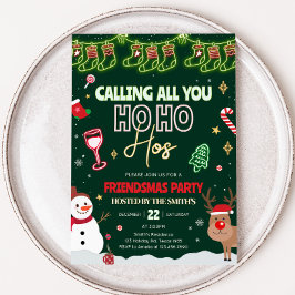 Friendsmas Ho Ho Weihnachts-Party Einladung