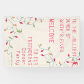 Friendsmas Jolliest Bunch Weihnachtsferien Party Banner (Horizontal)