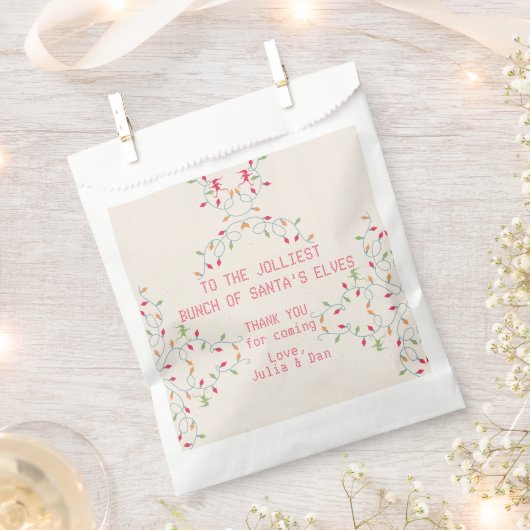 Friendsmas Jolliest Bunch Weihnachtsferien Party Geschenktütchen (Ausgeschnitten)