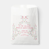 Friendsmas Jolliest Bunch Weihnachtsferien Party Geschenktütchen (Vorderseite)