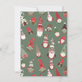 Friendsmas Office Gnomes Holiday Weihnachts-Party Einladung (Rückseite)