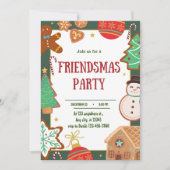 Friendsmas Party Digitale Einladung, Chritsmas Einladung (Vorderseite)