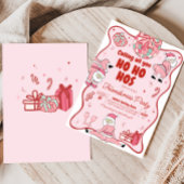 Friendsmas Santa Funny Ho Ho Hos Weihnachts-Party Einladung