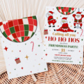 Friendsmas Santa Funny Weihnachts-Party Einladung