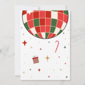 Friendsmas Santa Funny Weihnachts-Party Einladung (Rückseite)