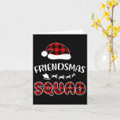 Friendsmas Squad Funny Xmas Light Family Matching Karte (Gelbe Blume)