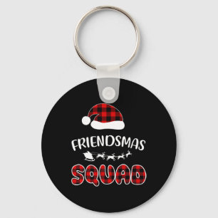 Friendsmas Squad Funny Xmas Light Family Matching Schlüsselanhänger