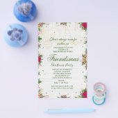 Friendsmas Weihnachtszeit-Party Einladung Flyer (Einzeln)