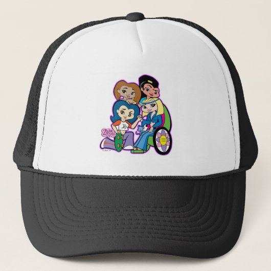 Friendz Hut Truckerkappe (Vorderseite)