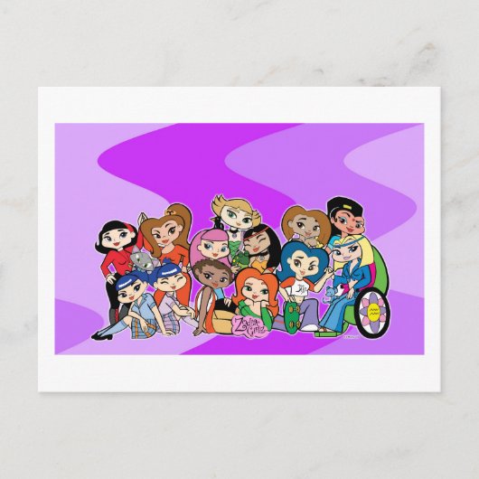 Friendz Postcard Postkarte (Vorderseite)