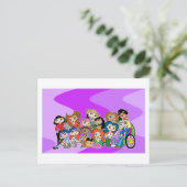 Friendz Postcard Postkarte (Stehend Vorderseite)