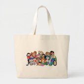 Friendz Taschen-Tasche Jumbo Stoffbeutel (Vorne)