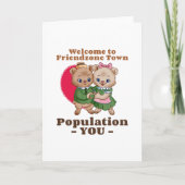 Friendzone Valentine Karte (Vorderseite)