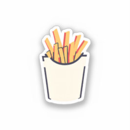 Fries Aufkleber