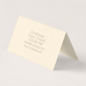 Fries Beauty Nail Artist Nagelsalon Visitenkarten (Rückseite)