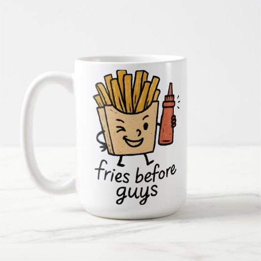 Fries Before Guys Kaffeetasse (Links)